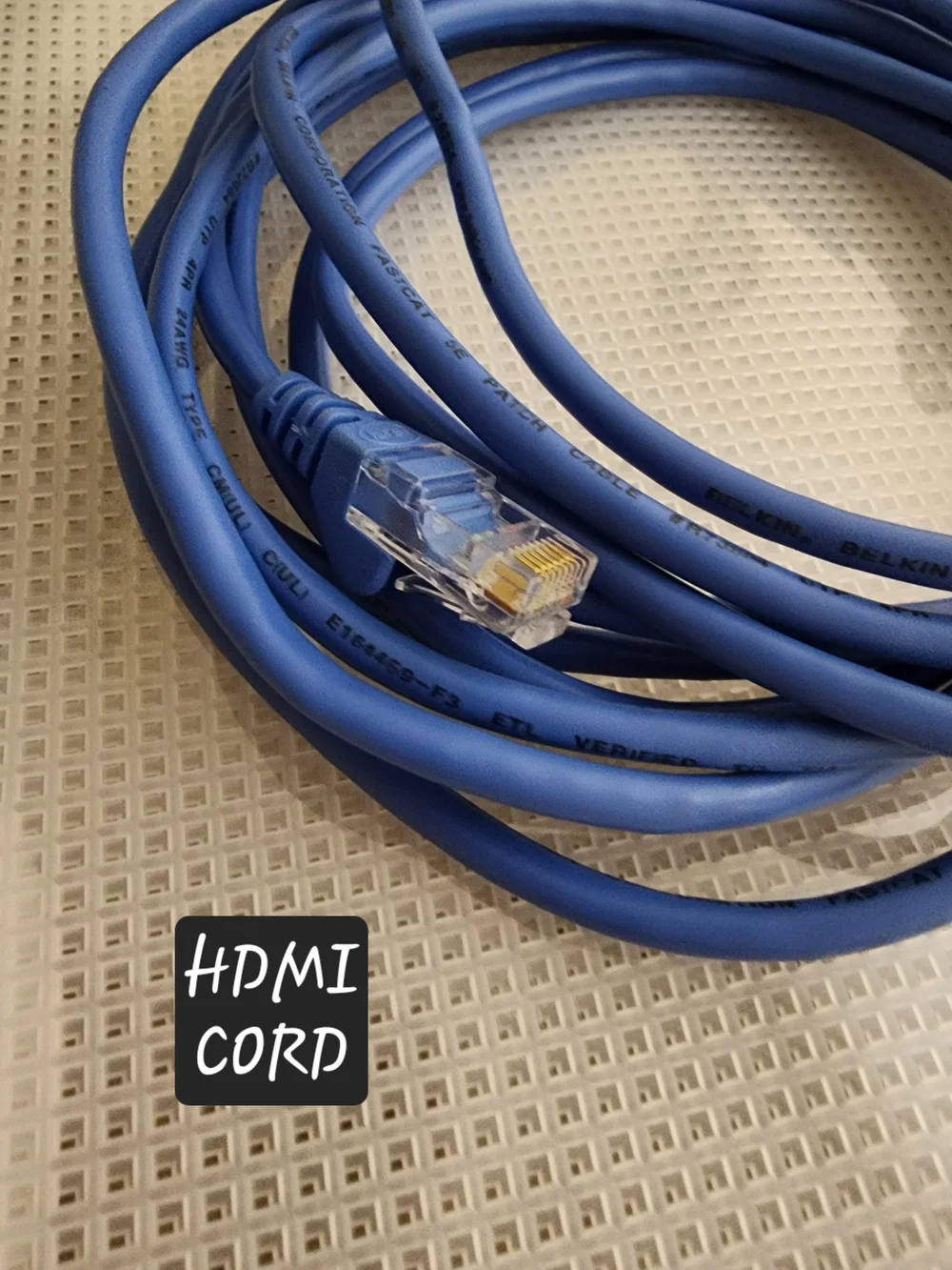 Blue HDMI Cable – High-Speed HDMI Cord (Brand: )